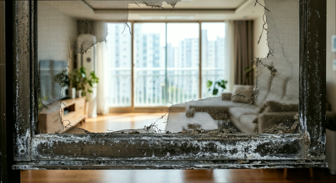 인천 남동구 서창동 방충망 교체 문제 상황